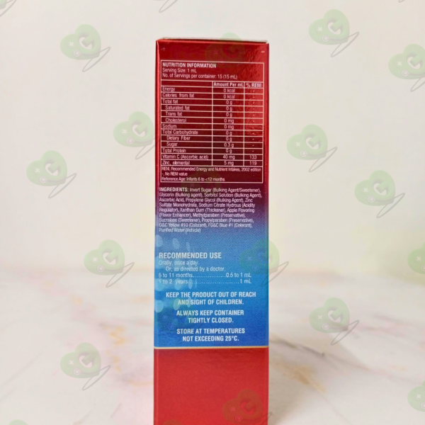 Ceelin Plus Drops (Ascorbi Acid + Zinc) 15ml